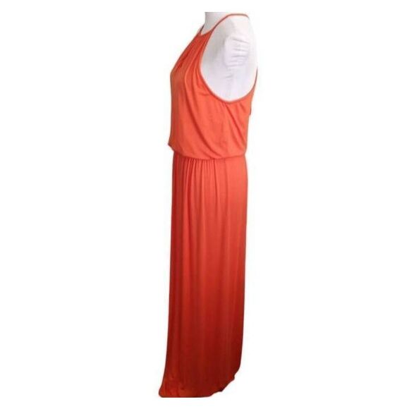 BAR III ORANGE KEY HOLE MAXI DRESS SZ.M EUC. - Picture 5 of 9